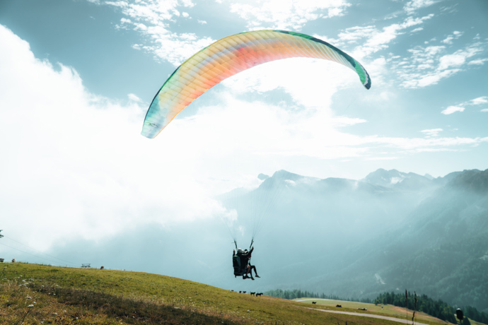V Jižní Tyrolsku si užijete také paragliding
V Jižní Tyrolsku si užijete také paragliding