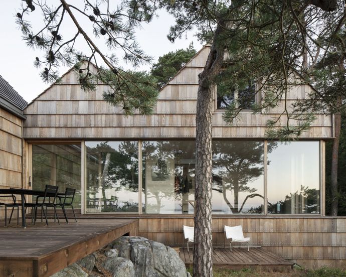Galerie: Saltviga House postavený z dřevěných odřezků