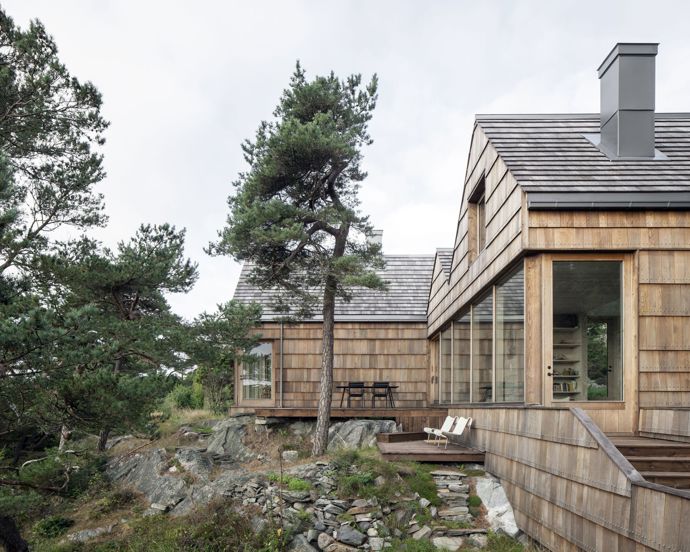 Galerie: Saltviga House postavený z dřevěných odřezků
