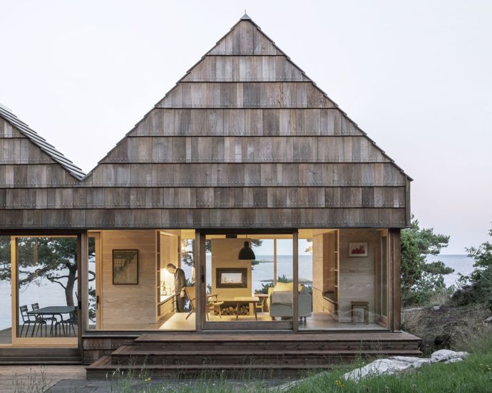 Galerie: Saltviga House postavený z dřevěných odřezků