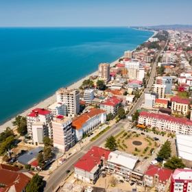 Letovisko Kobuleti.

