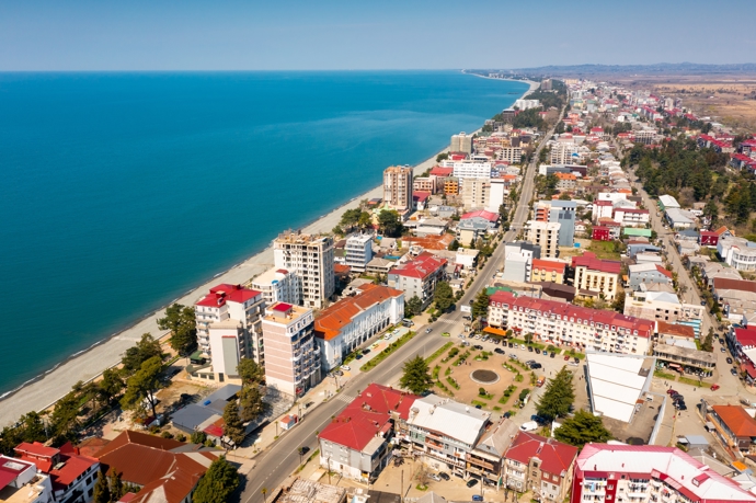 Letovisko Kobuleti.
