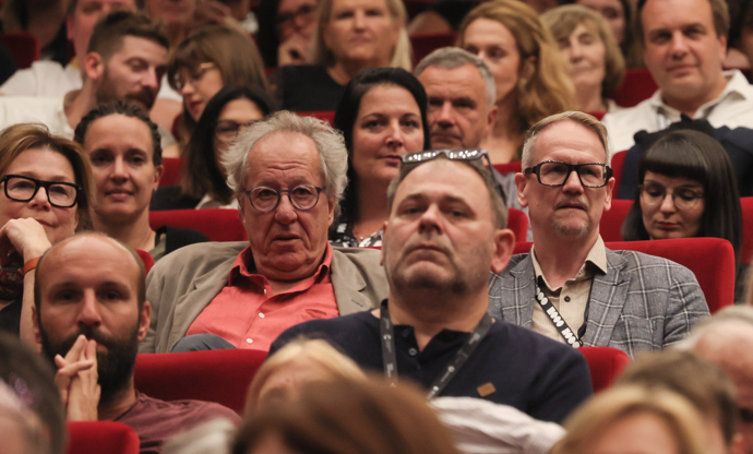 Na Míádlův film se přišel podívat také Geoffrey Rush
