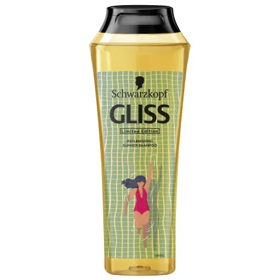 GLISS šampon na vlasy Summer Repair s meruňkovým olejem obsahuje UVA/UVB filtr. Regeneruje sluncem poškozené vlasy, obnovuje jejich lesk, chrání je před vysušováním a před vyblednutím barvy. Okamžitě vyživuje vlasy namáhané sluncem, mořskou a chlorovanou vodou. 89 Kč
