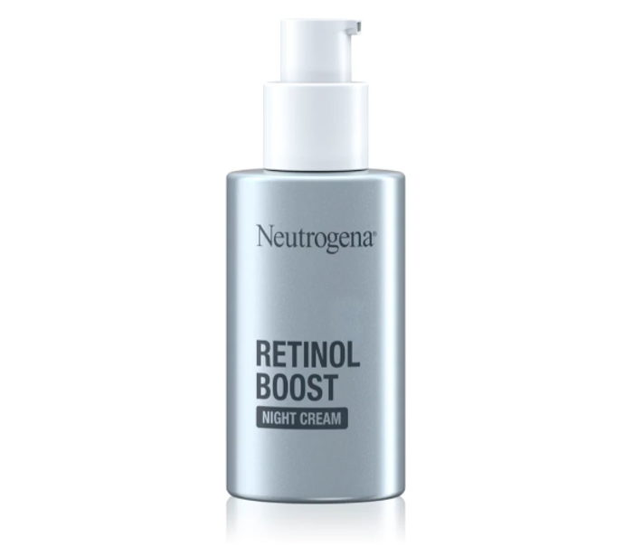 Noční krém s retinolem, Neutrogena, 469 Kč.
Noční krém s retinolem, Neutrogena, 469 Kč.