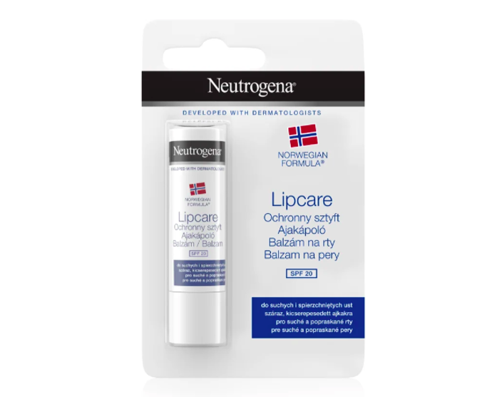 Balzám na rty SPF 20, Neutrogena, 93 Kč.
Balzám na rty SPF 20, Neutrogena, 93 Kč.