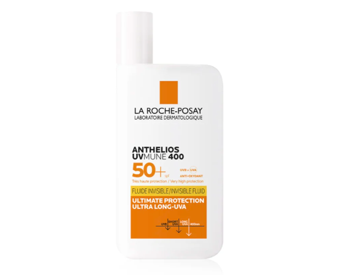 ochranný fluid SPF 50+, La Roche-Posay, 597 Kč. 
