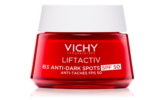 Protivráskový krém s SPF 50, Vichy, 1199 Kč. 
