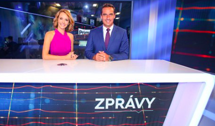 S Gabrielou Laškovou moderoval hlavní zpravodajství
S Gabrielou Laškovou moderoval hlavní zpravodajství