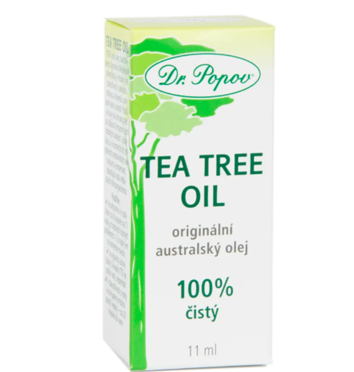 Čajovníkový olej, Dr. Popov, 169 Kč.
Čajovníkový olej, Dr. Popov, 169 Kč.