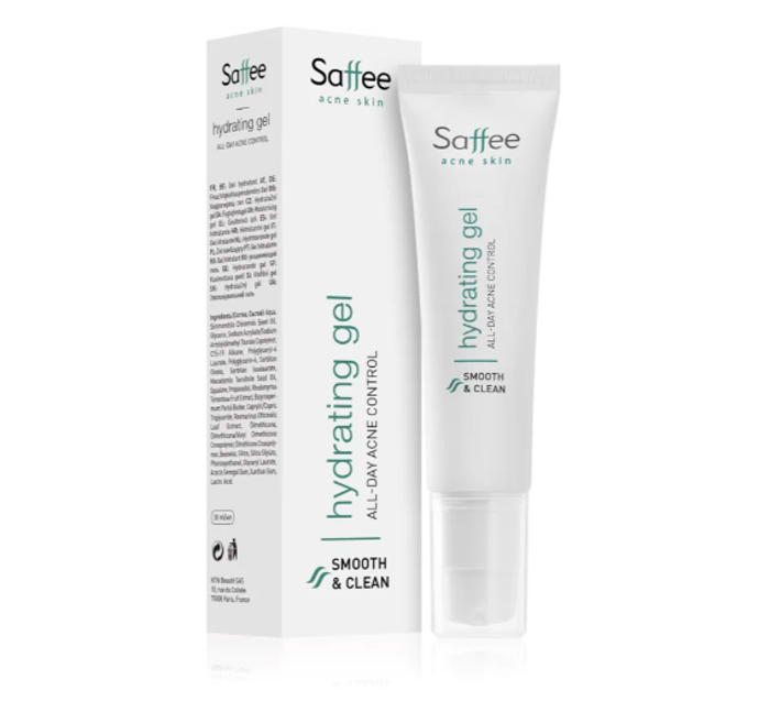 Hydratační gel, Saffee, 215 Kč.
Hydratační gel, Saffee, 215 Kč.