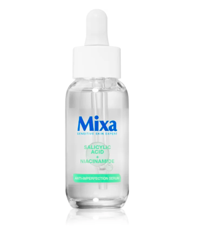 sérum pro problematickou pleť, akné, Mixa, 330 Kč.
sérum pro problematickou pleť, akné, Mixa, 330 Kč.