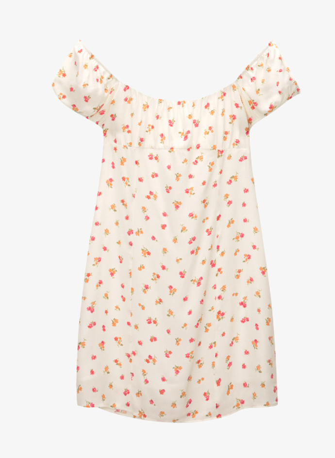 Denní šaty, PULL&BEAR, 599 Kč. 
