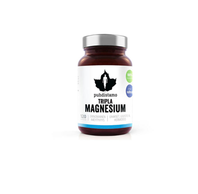 Triple magnesium, PUHDISTAMO, 445 Kč.
Triple magnesium, PUHDISTAMO, 445 Kč.