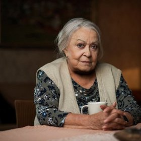 Nejnovější filmový počin Jiřiny Bohdalové - film Svatá z roku 2024.
