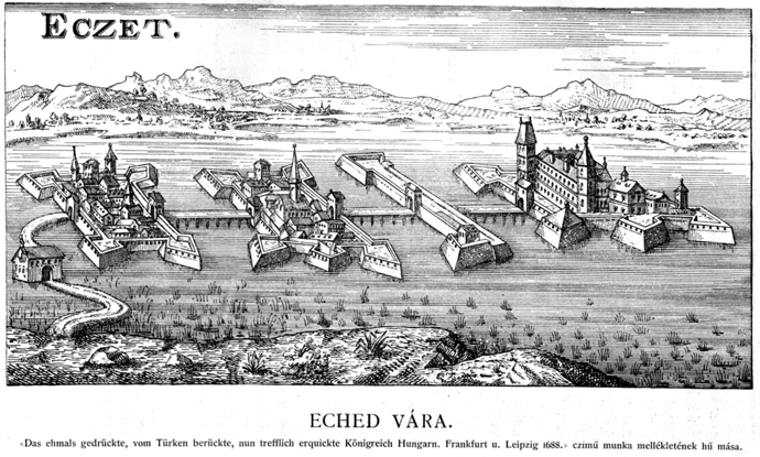 Ecsed, jezero a starý hrad
 
