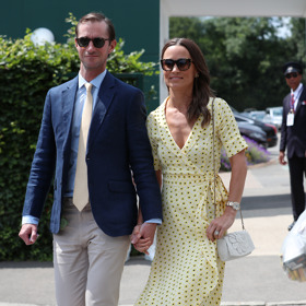 Na  Wimbledonu 2019, konkrétně na semifinále mužů, měla Pippa Middleton na sobě žluté midi šaty s květinovým vzorem od značky Ganni. Tento model se vyznačoval vysokým bočním rozparkem, véčkovým výstřihem, úzkým páskem v pase a zkrácenými rukávy. Svůj oufit doplnila malou bílou kabelkou s květinovým motivem a páskovými sandály na klínku.
