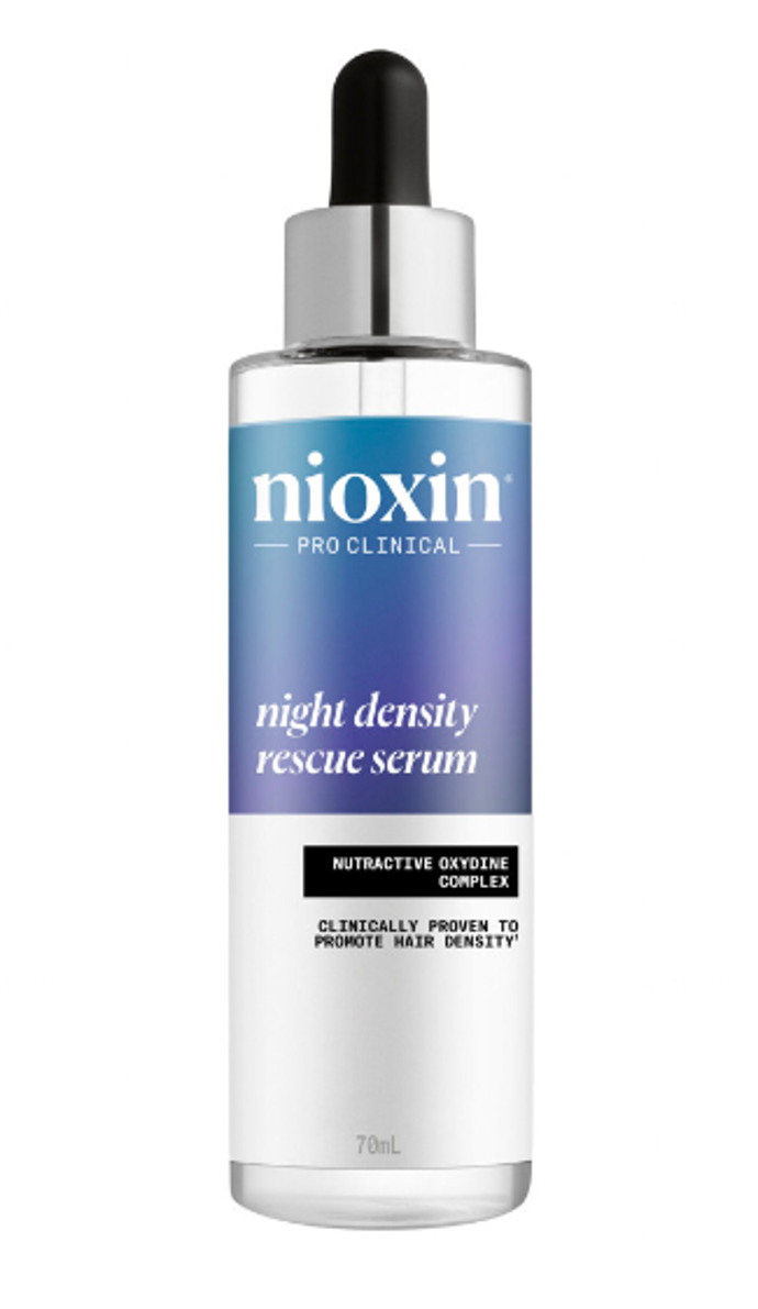 Nioxin Intensive Therapy Night Density Rescue je sérum pro řídnoucí vlasy. Účinně zastavuje vypadávání a řídnutí vlasů.
Cena: 820 Kč
Nioxin Intensive Therapy Night Density Rescue je sérum pro řídnoucí vlasy. Účinně zastavuje vypadávání a řídnutí vlasů.
Cena: 820 Kč
