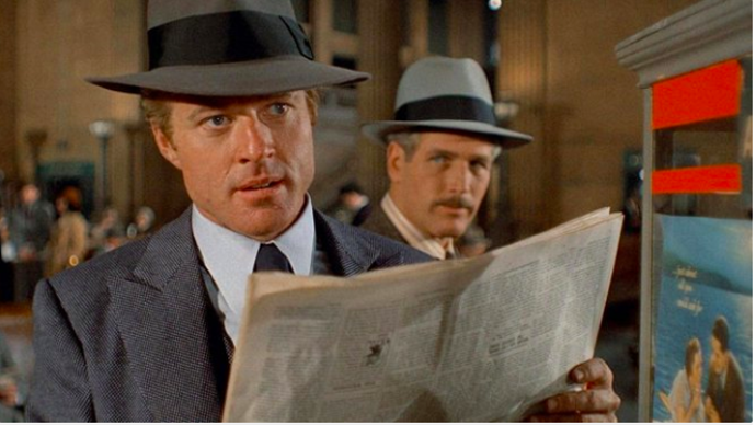 Film Podraz z roku 1973, kde hrál Robert Redford po boku Paula Newmana.

