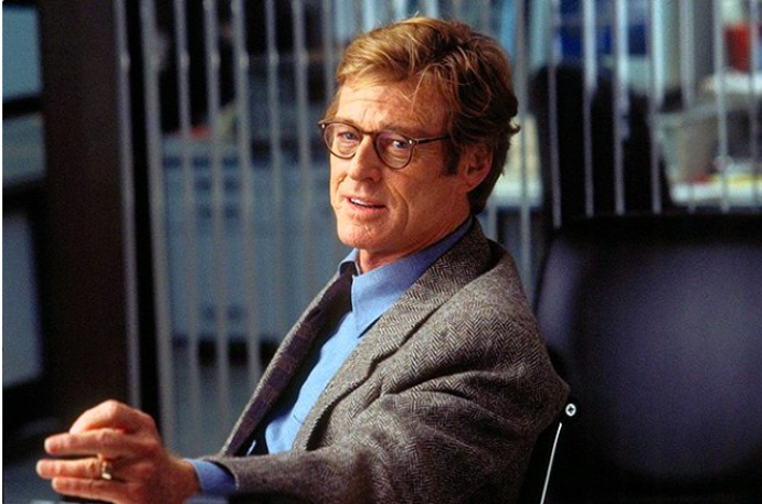 Robert Redford ve filmu Spy Game z roku 2001.

