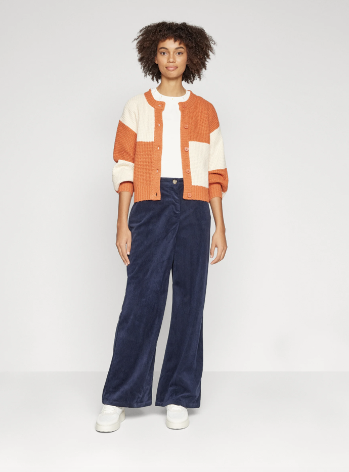 Vero Moda, VMNINA LOOSE PANT - Kalhoty - barva noční oblohy, 1 016 Kč
