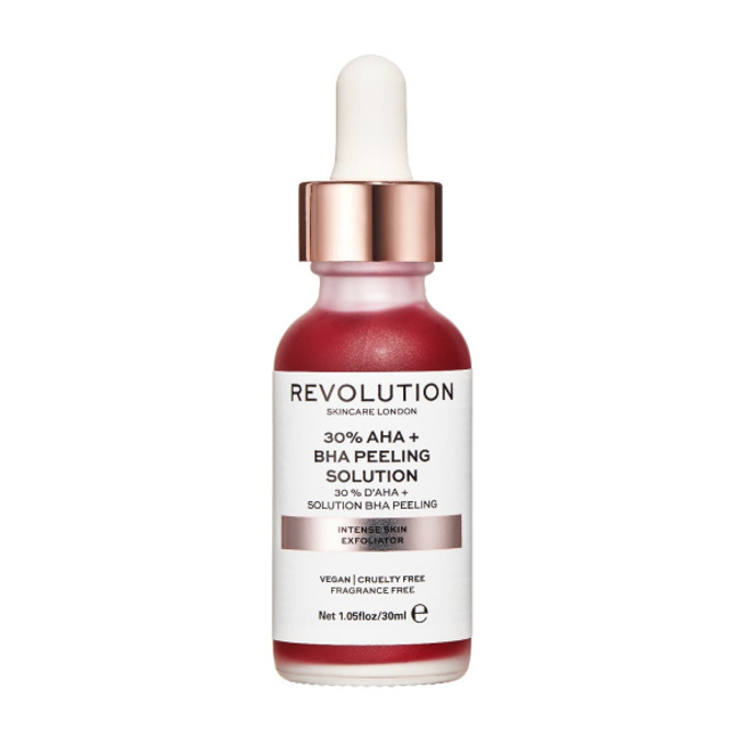 Intense Skin Exfoliator - 30% AHA + BHA Peeling Solution poskytuje intenzivní exfoliaci pleti a odstraňuje odumřelé kožní buňky pro maximálně rozjasněnou pleť. 257 Kč
