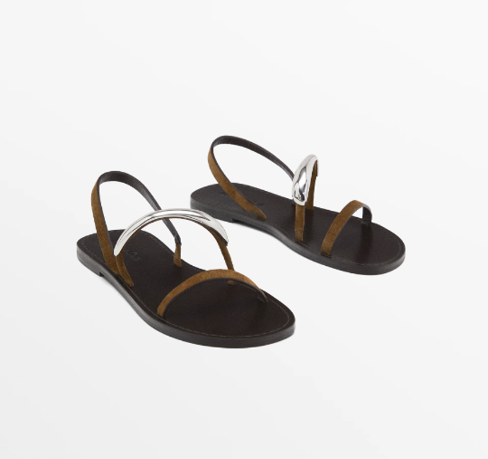 Sandály, Massimo Dutti, 2595 Kč. 
