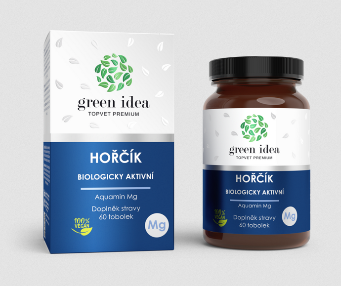 Hořčík Aquamin se získává z čistých vod Irského moře. Je to nejúčinnější a optimálně absorbovatelná forma hořčíku (hydroxidová a citrátová forma). Jedná se o přírodní, biologicky aktivní hořčík organického původu. Vedle hořčíku Aquamin Mg obsahuje dalších 70 makro, mikro a stopových prvků. Hořčík se v těle podílí na více než 300 metabolických procesech. Nedostatek hořčíku způsobuje křeče, únavu, vyčerpání, nervové vyčerpání. Hořčík přispívá k normálnímu energetickému metabolismu, normální činnosti nervové soustavy, normální činnosti svalů, normální psychické činnosti, k udržení normálního stavu kostí a zubů.

Hořčík neboli magnézium je vhodný doplněk pro aktivní sportovce, zvyšuje výkon a sílu. Vhodný je pro všechny, kteří jsou vystaveni účinkům stresu (krátko i dlouhodobému). Hořčík zlepšuje paměť a schopnost učit se. Hořčík napomáhá k dosažení kvalitního a plnohodnotného spánku. 198 Kč
