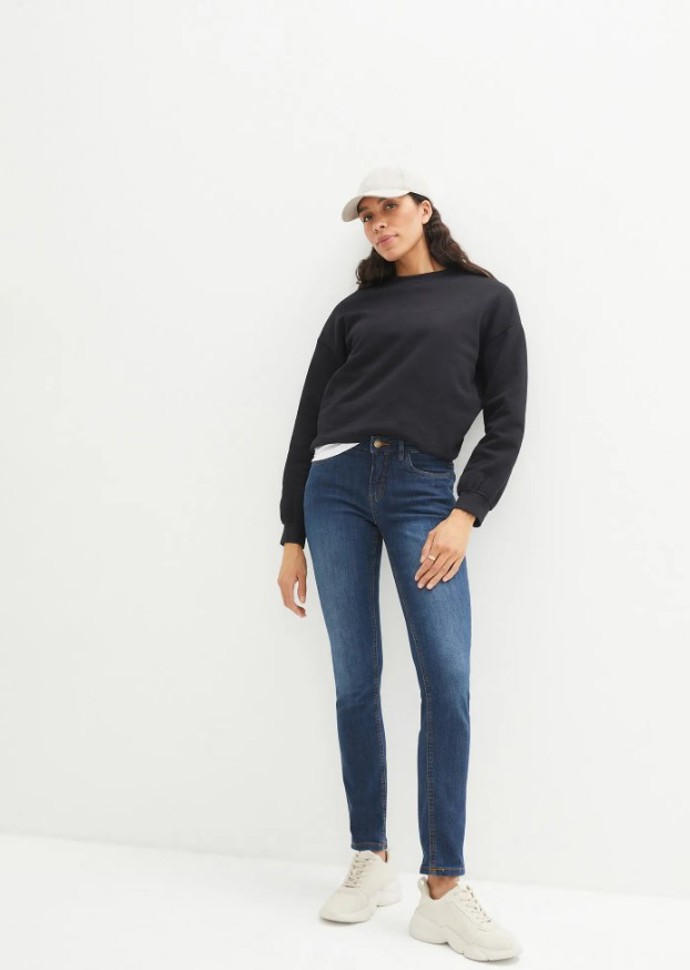 Strečové skinny džíny ůsobí žensky a jsou pohodlné. Bonprix, 399 Kč
Strečové skinny džíny ůsobí žensky a jsou pohodlné. Bonprix, 399 Kč