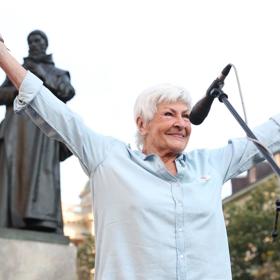 Kamila se také ve stáří zapojovala do dění v republice
