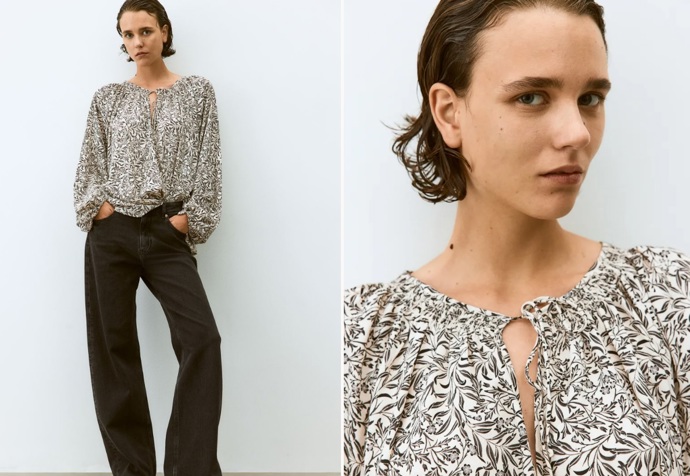 Oversized krepová halenka, H&M, 429 Kč
Oversized krepová halenka, H&M, 429 Kč