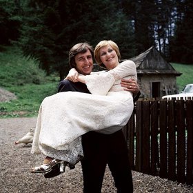 Karel Heřmánek zamlada ve Stříbrné pile. Zde si zahrál se skvělou Eliškou Balzerovou.
