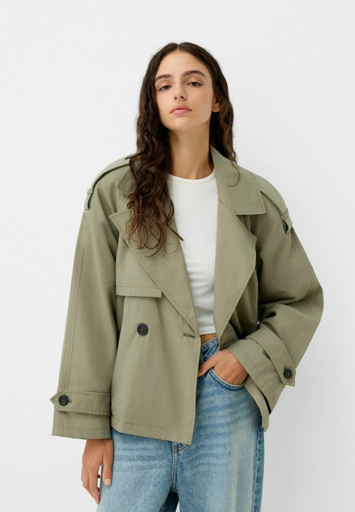Trenčkot, Bershka, 1199 Kč
Trenčkot, Bershka, 1199 Kč