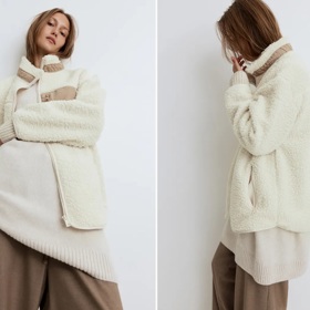 Plyšová bunda, H&M, 959 Kč
