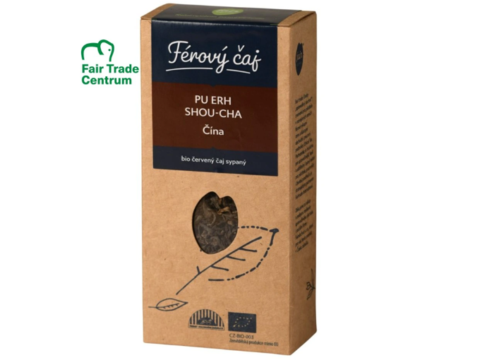 Bio červený čaj Pu Erh Shou-Cha 40g, Férový čaj, 119 Kč
