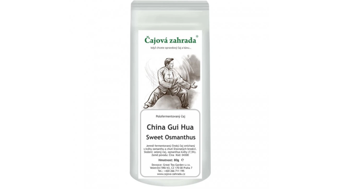 Čaj China Hua Sweet Osmanthus Oolong, Great Tea Garden, od 169 Kč
