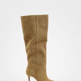 Semišové kozačky na podpatku, Reserved, 2 599 Kč
