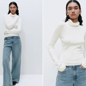 Top s rolákem, H&M, 479 Kč
