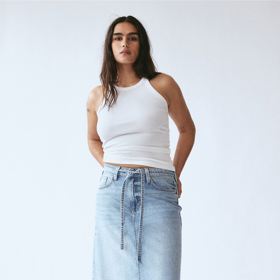 Džínová sukně, H&M, 719 Kč
