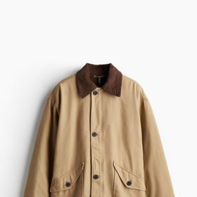 Oversized plátěná bunda, H&M, 1 199 Kč
