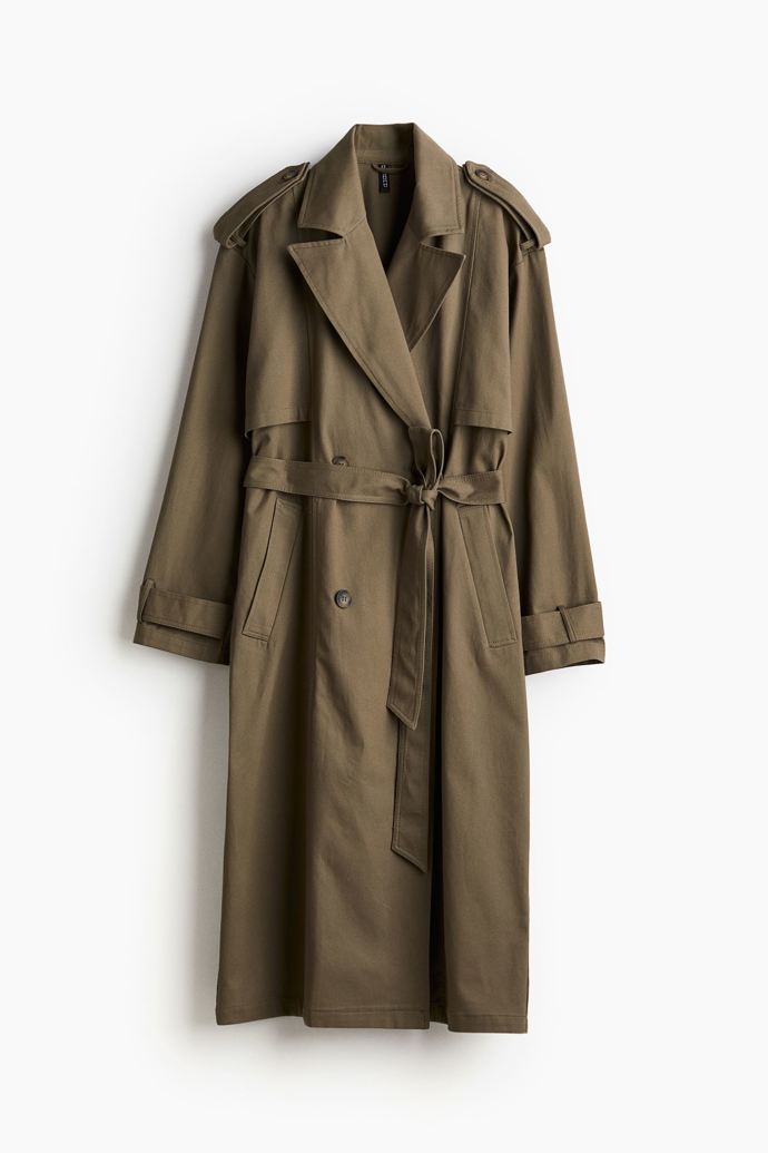 Khaki keprový trenčkot, H&M, 1 459 Kč
SLEVA 20 % při nákupu nad 800 Kč pro členy věrnostního programu H&M.
Khaki keprový trenčkot, H&M, 1 459 Kč
SLEVA 20 % při nákupu nad 800 Kč pro členy věrnostního programu H&M.
