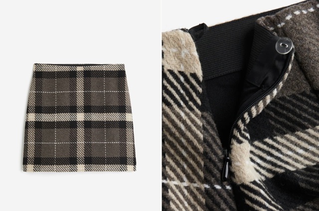 Strukturovaná minisukně, H&M, 579 Kč
