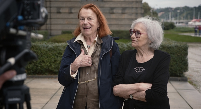 Dvě legendární dámy Janžurová a Marta Kubišová
