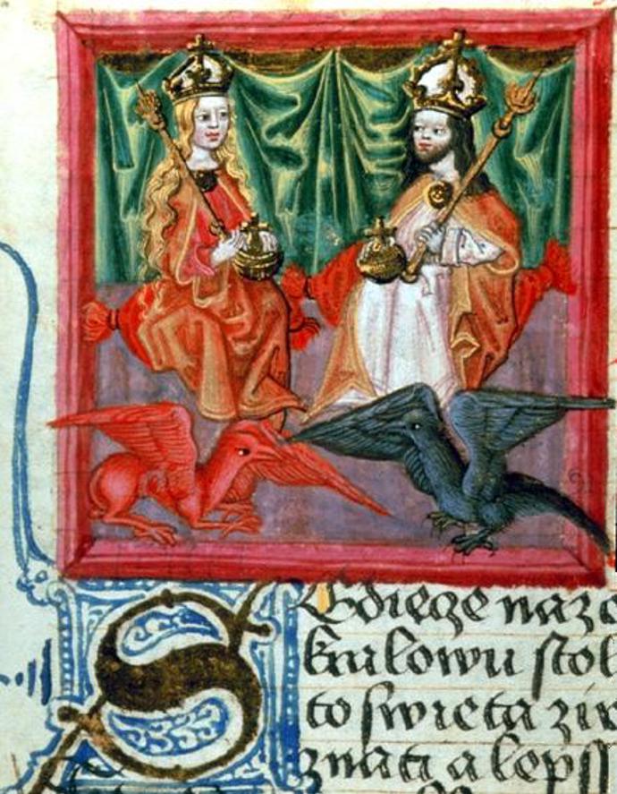 Blanka z Valois a Karel IV.

