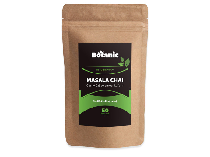 Masala Chai se směsí koření 50 g, Botanic, 59 Kč
