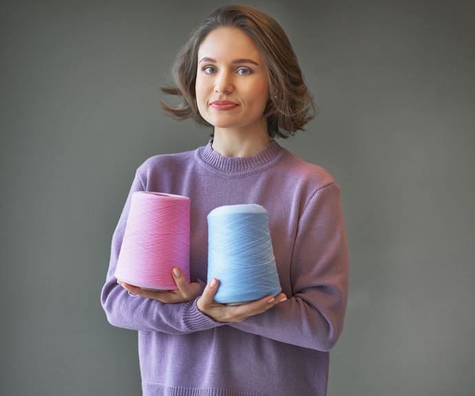 Designérka a pletačka Anastasia Ugrenovich se tomuto řemeslu věnuje více jak 15 let.
