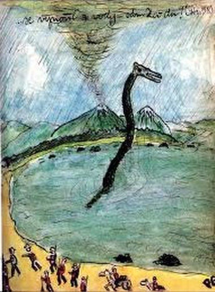 Ilustrace ke knížce Návštěva z pravěku
