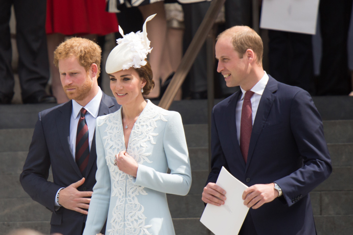 Harry, Kate a William
