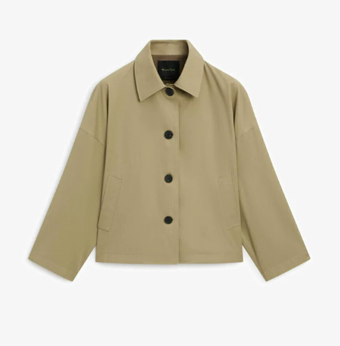 Trenčkot, Massimo Dutti, 3999 Kč. 
