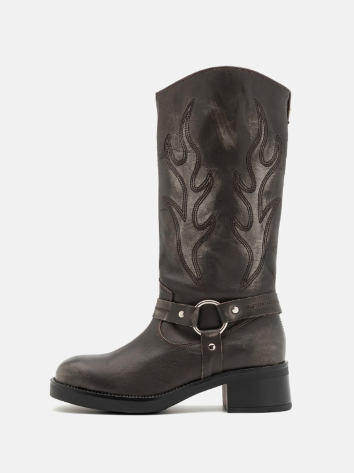 Motorkářské boty, Steve Madden, 5490 Kč. 
